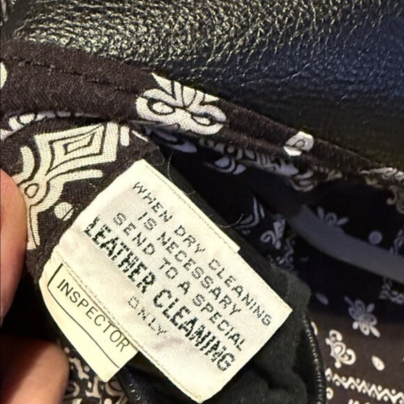 Harley-Davidson Black Leather Jacket with Silver Accents. 2002 Hacienda - Picture 10 of 13